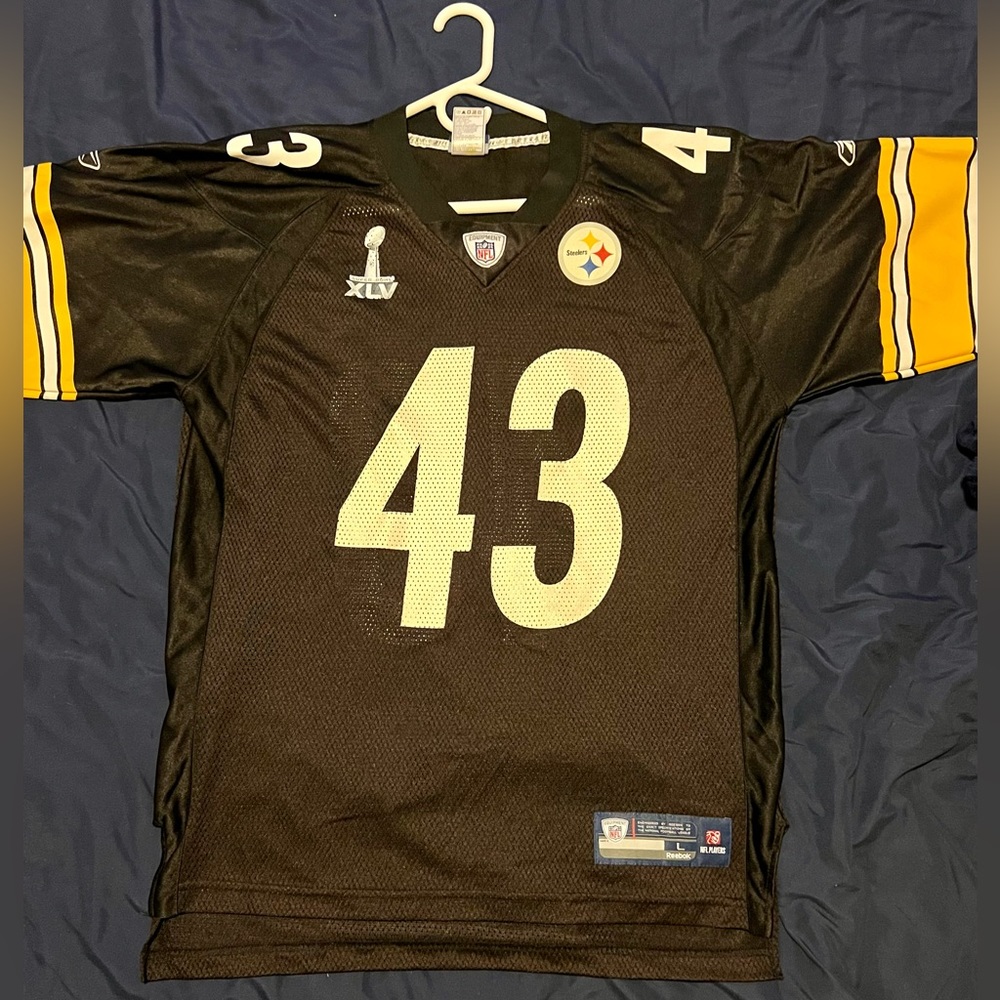 STEELERS JERSEY LIKE NEW- POTAMALU SIZE L